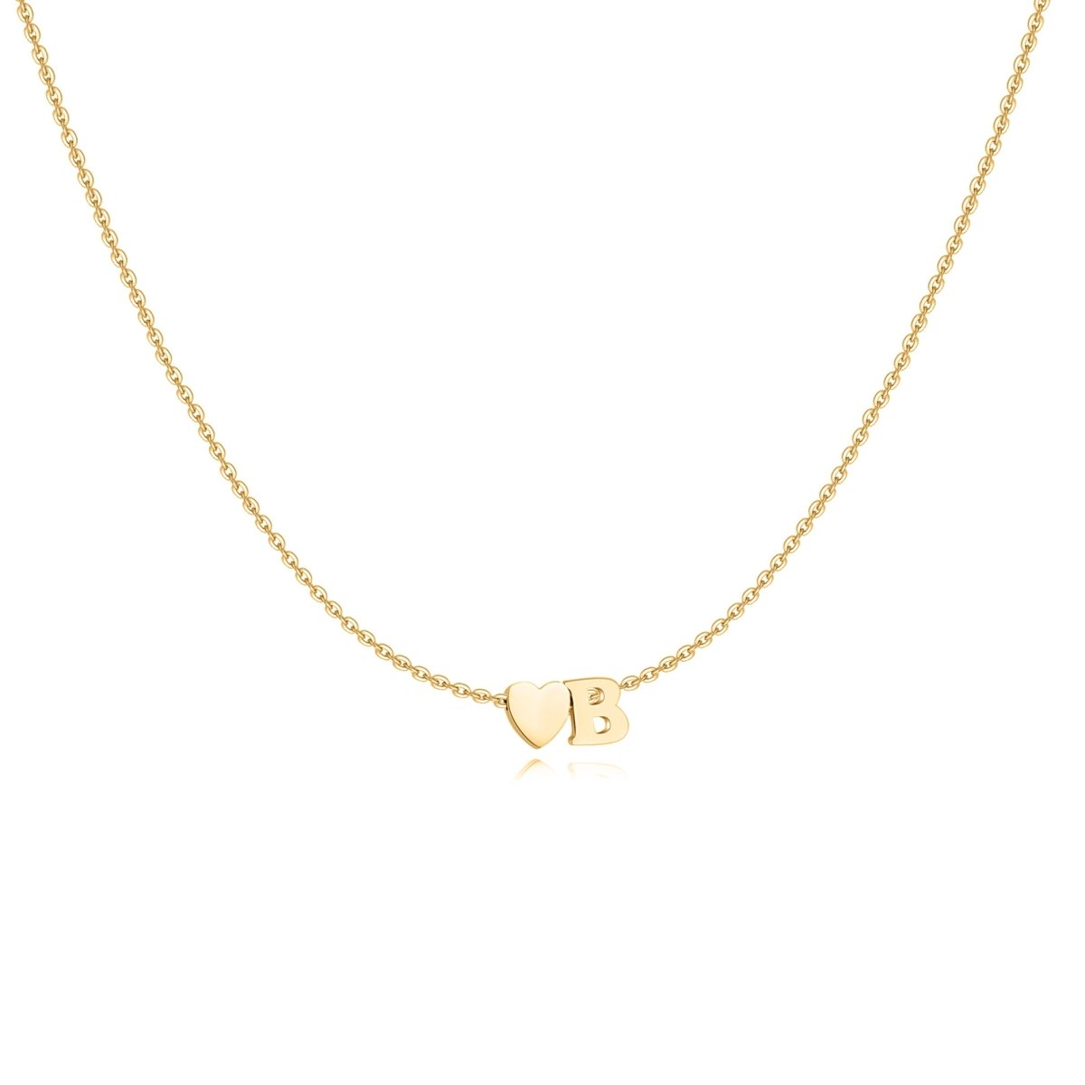 Initial Heart Necklace