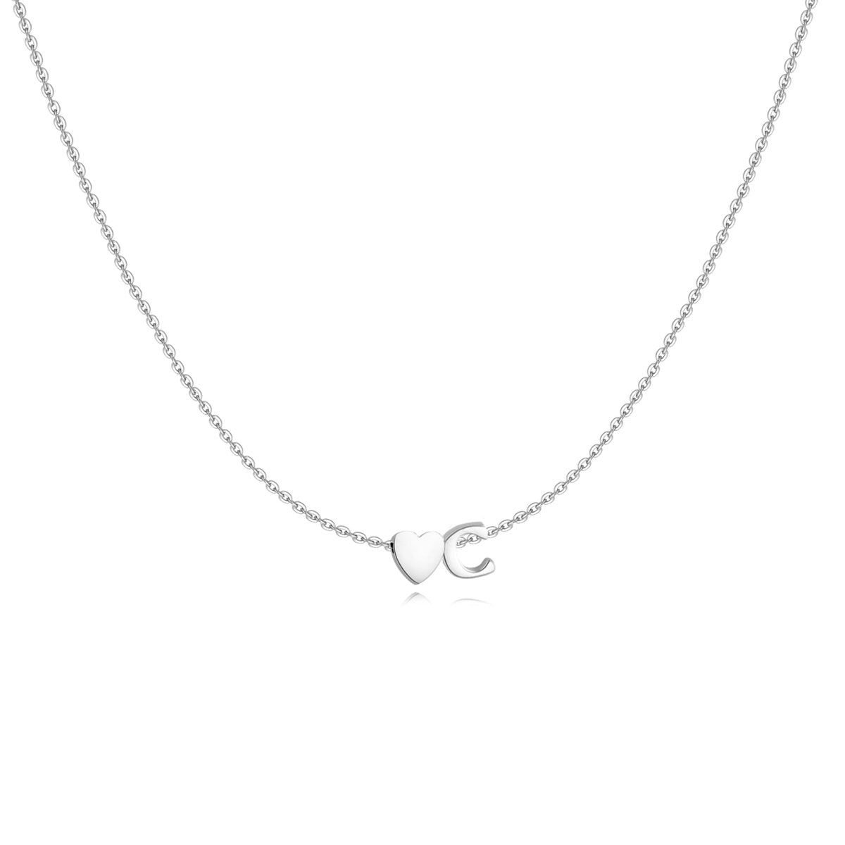 Initial Heart Necklace