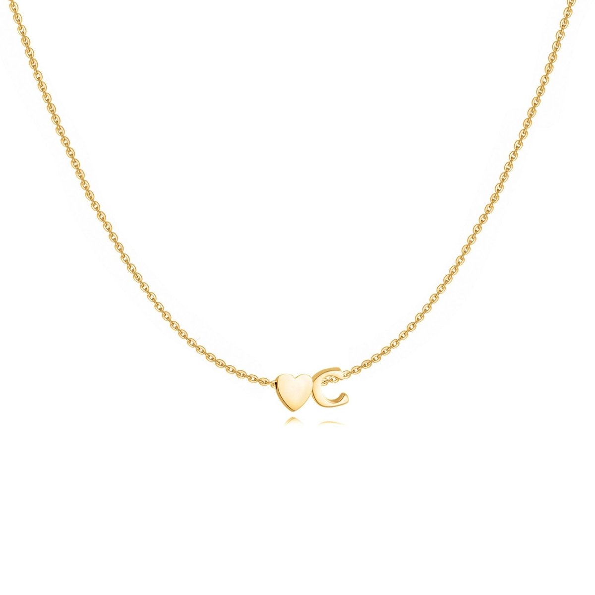 Initial Heart Necklace
