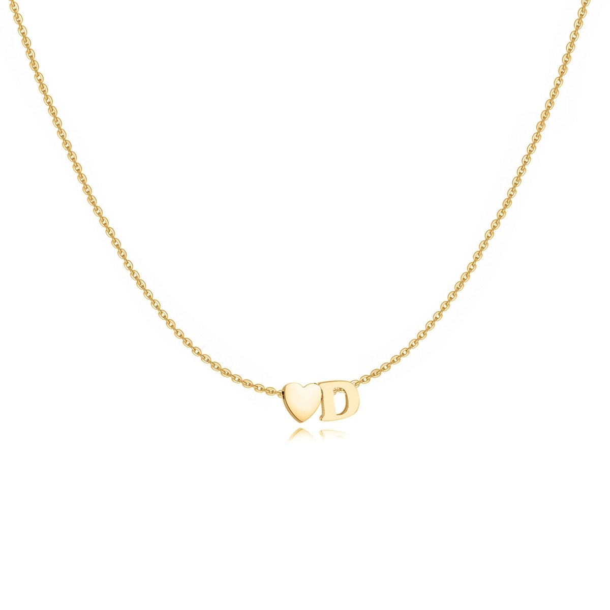 Initial Heart Necklace