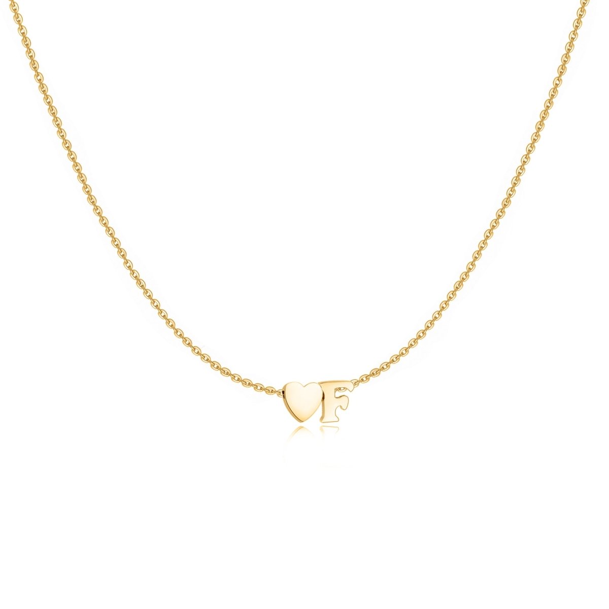 Initial Heart Necklace
