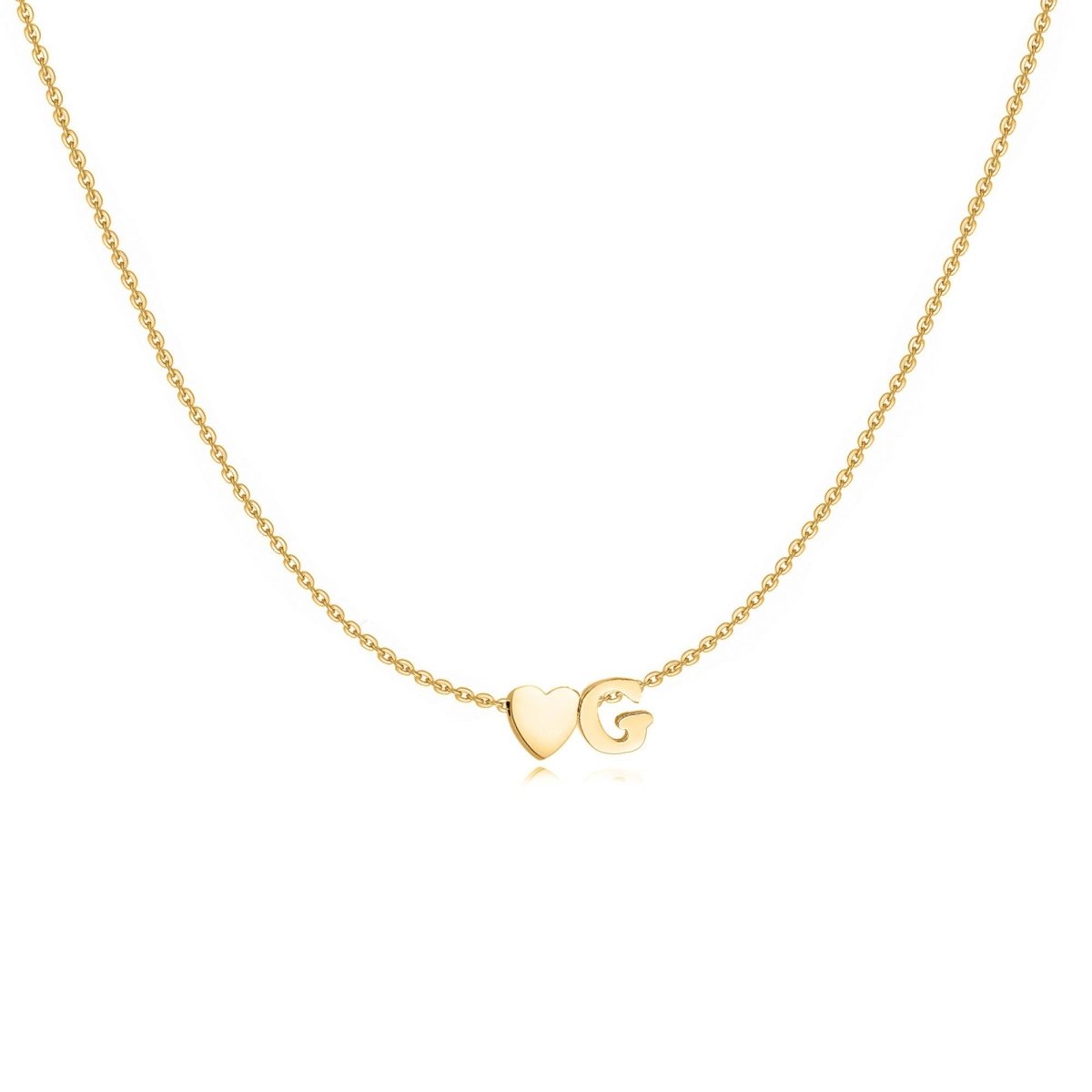 Initial Heart Necklace