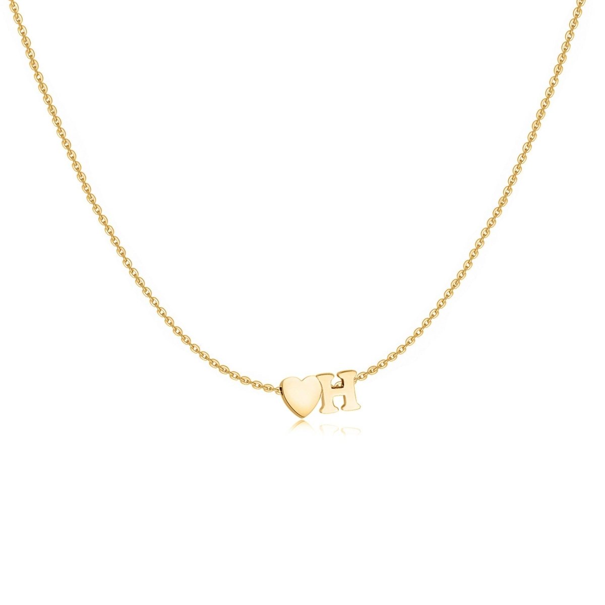 Initial Heart Necklace