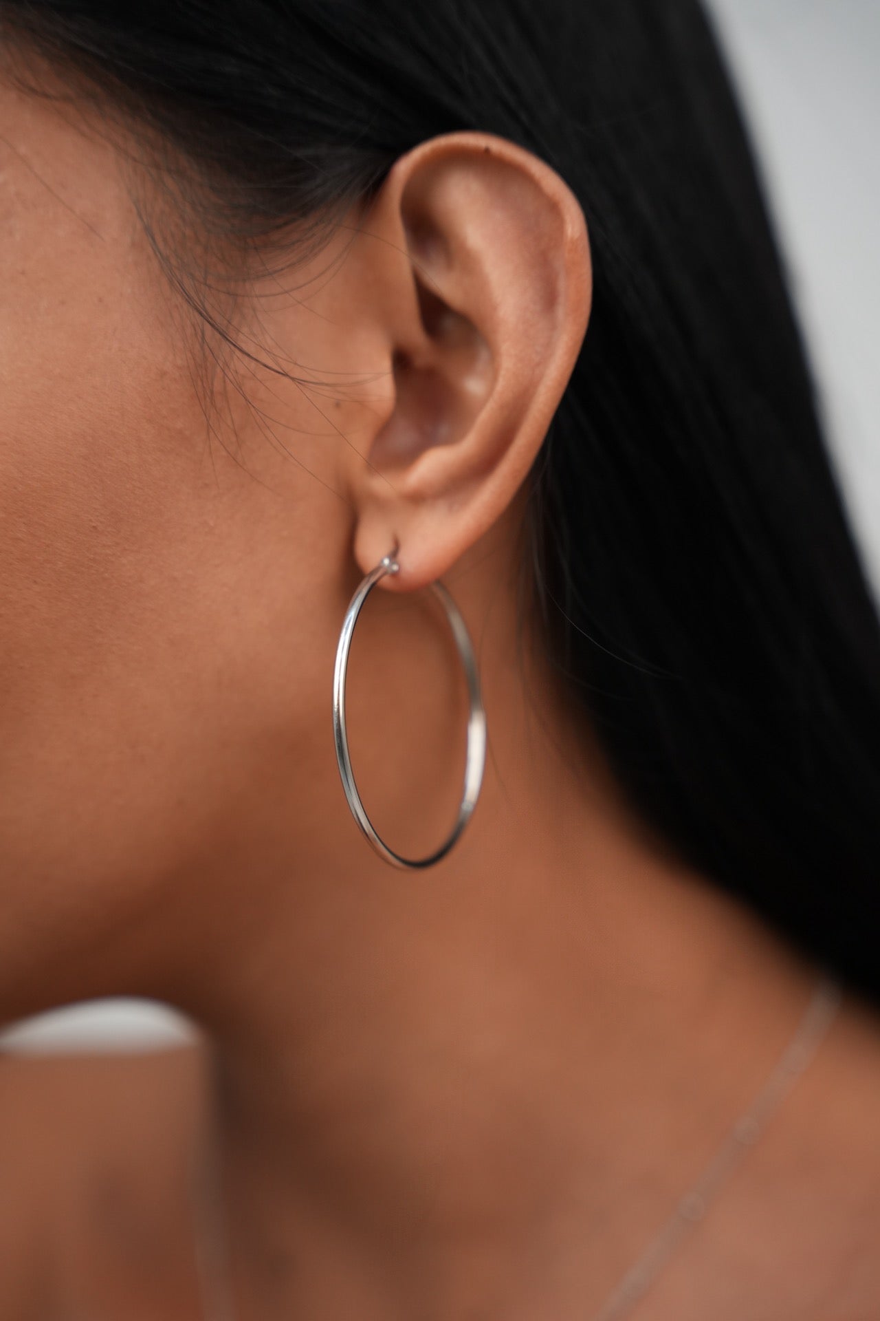 Oriental Hoop Earrings