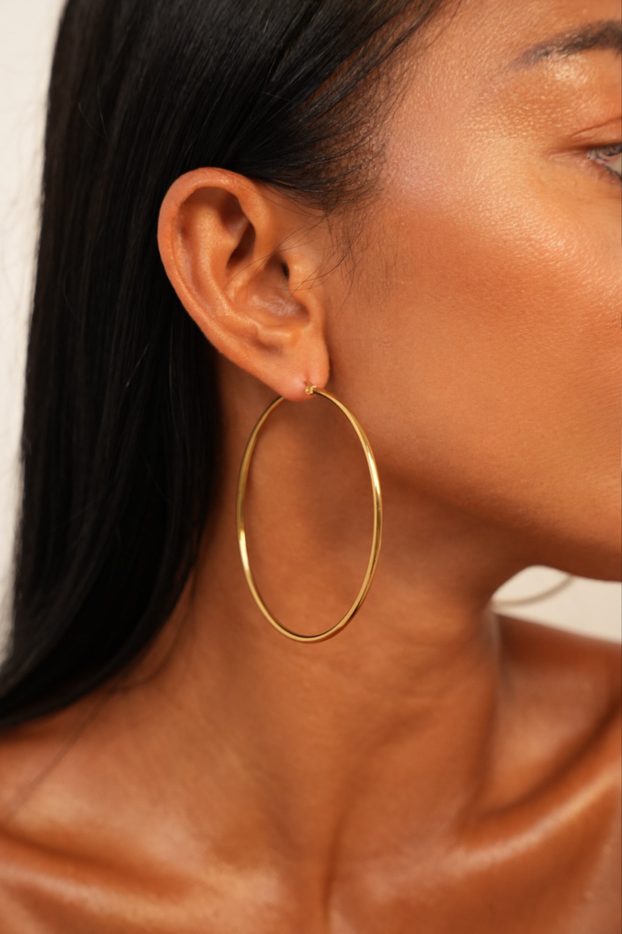 Oriental Hoop Earrings