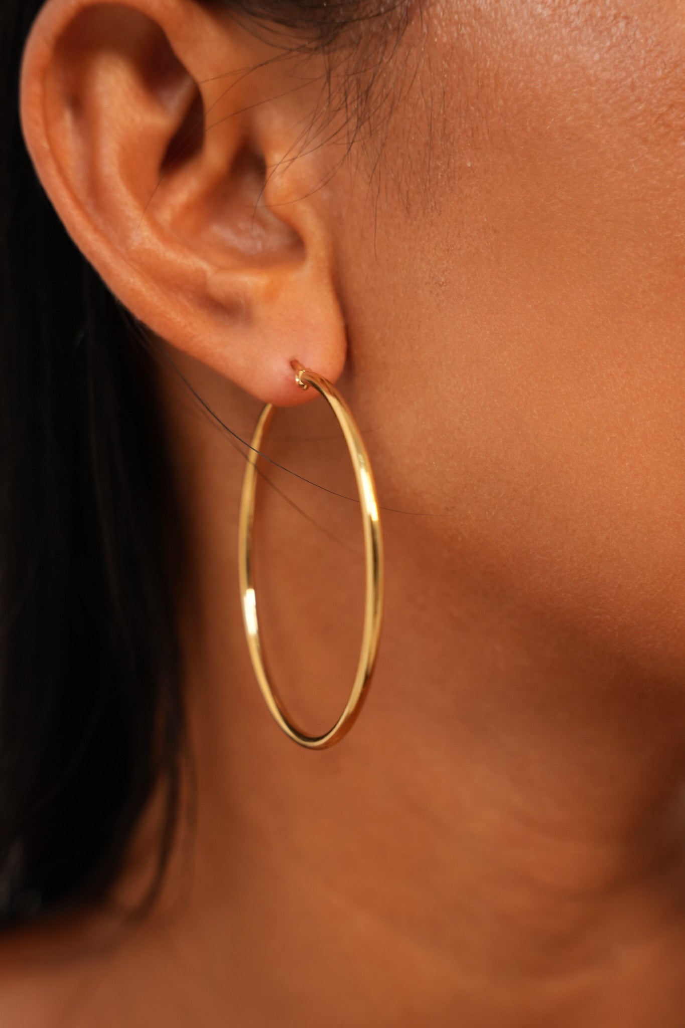 Oriental Hoop Earrings