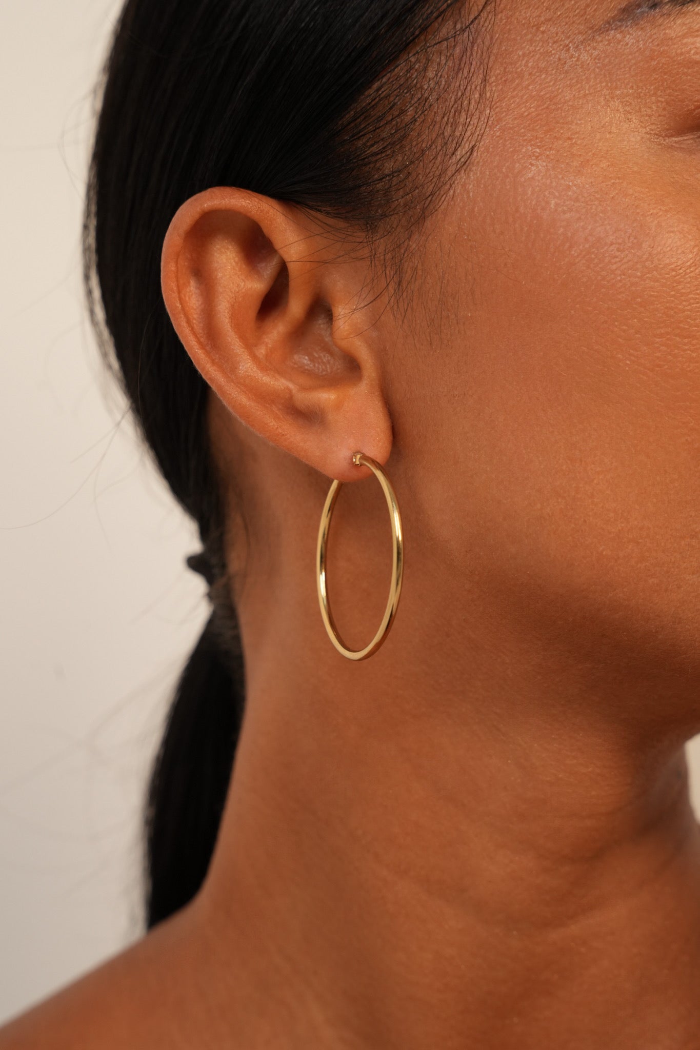 Oriental Hoop Earrings