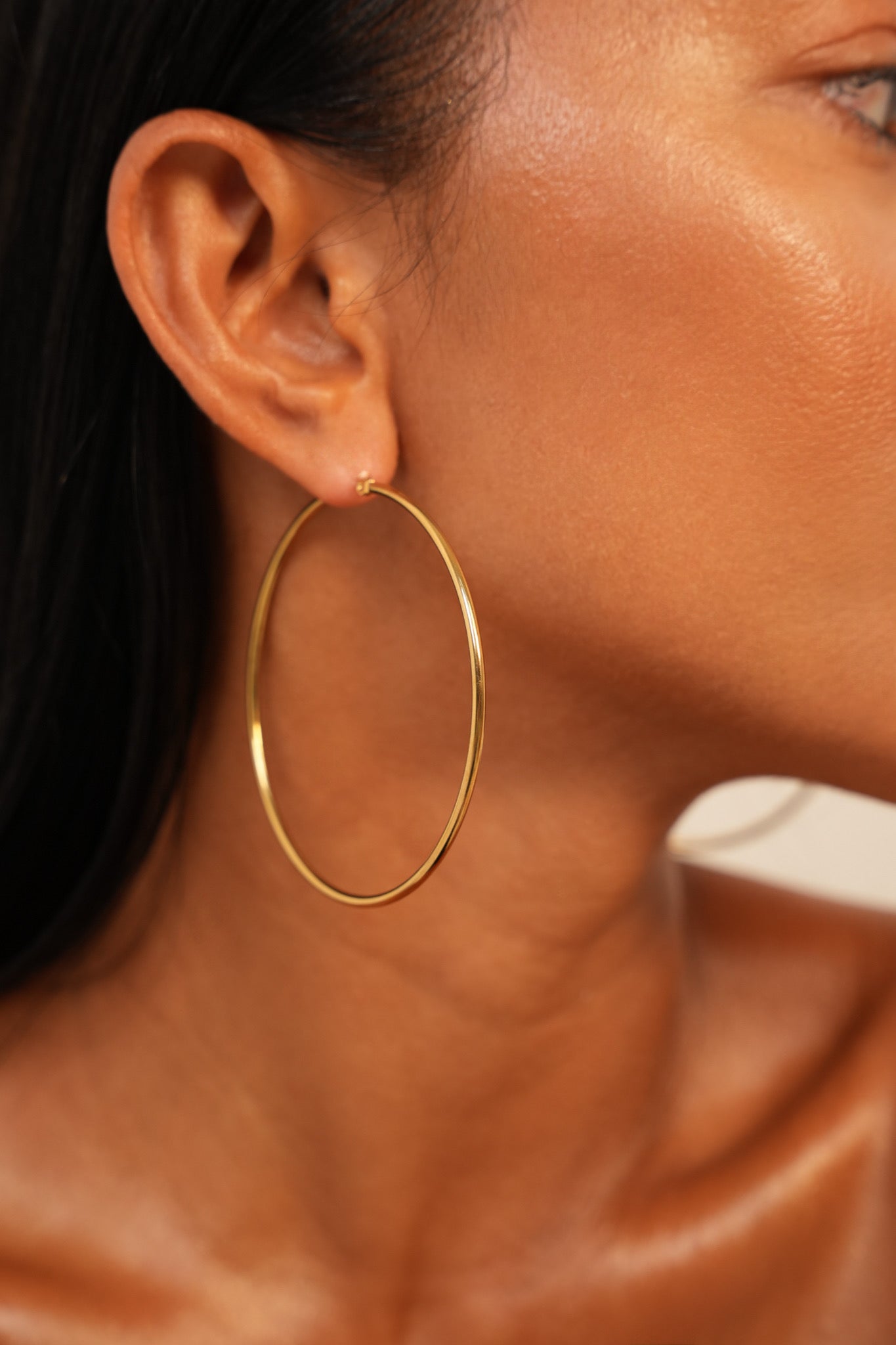 Oriental Hoop Earrings