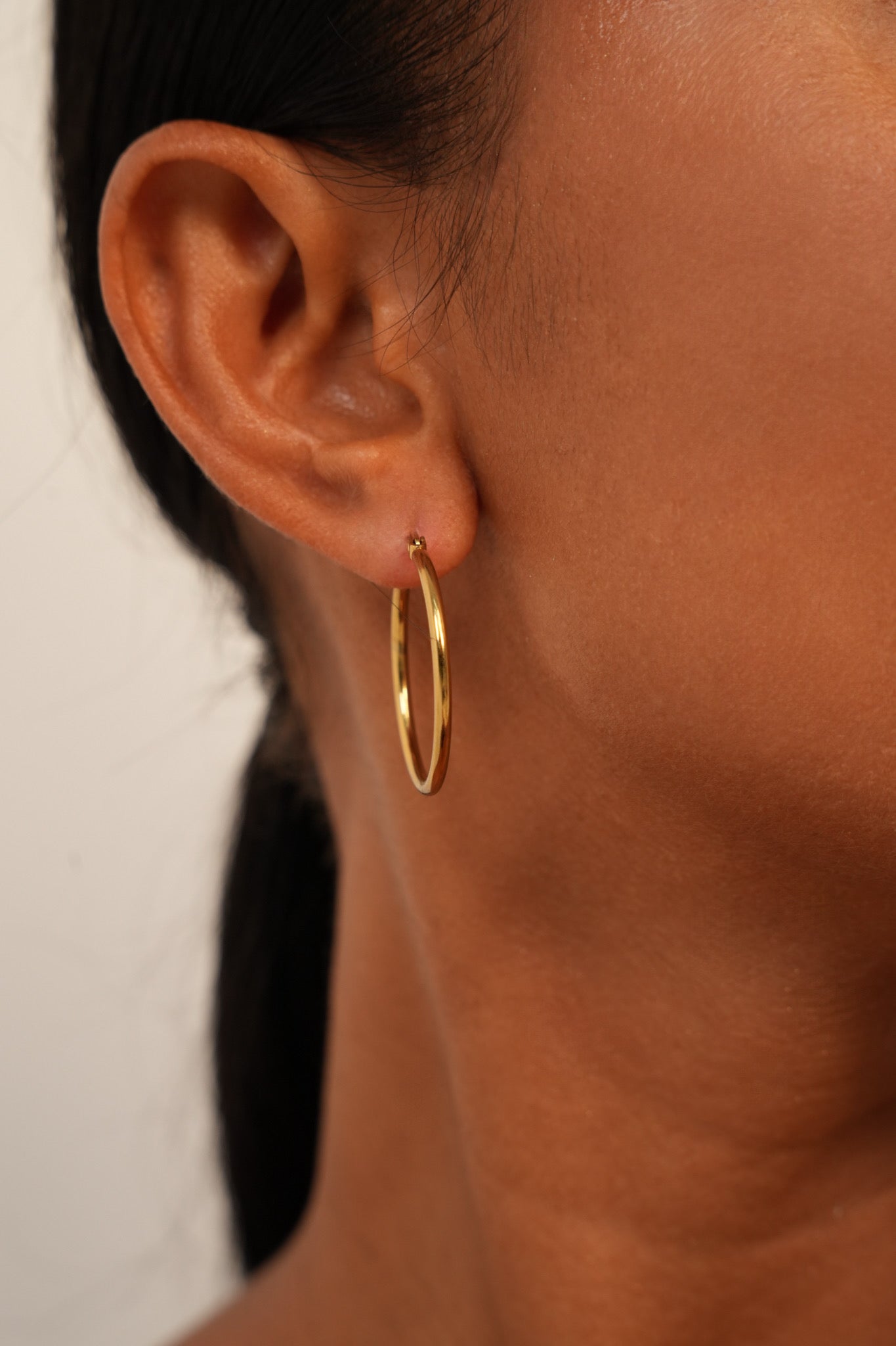 Oriental Hoop Earrings