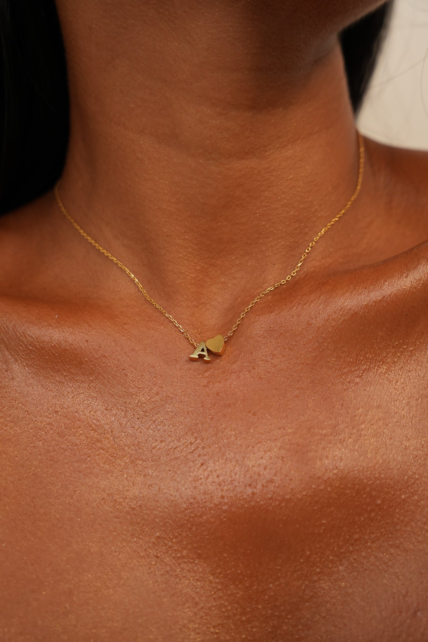 Initial Heart Necklace