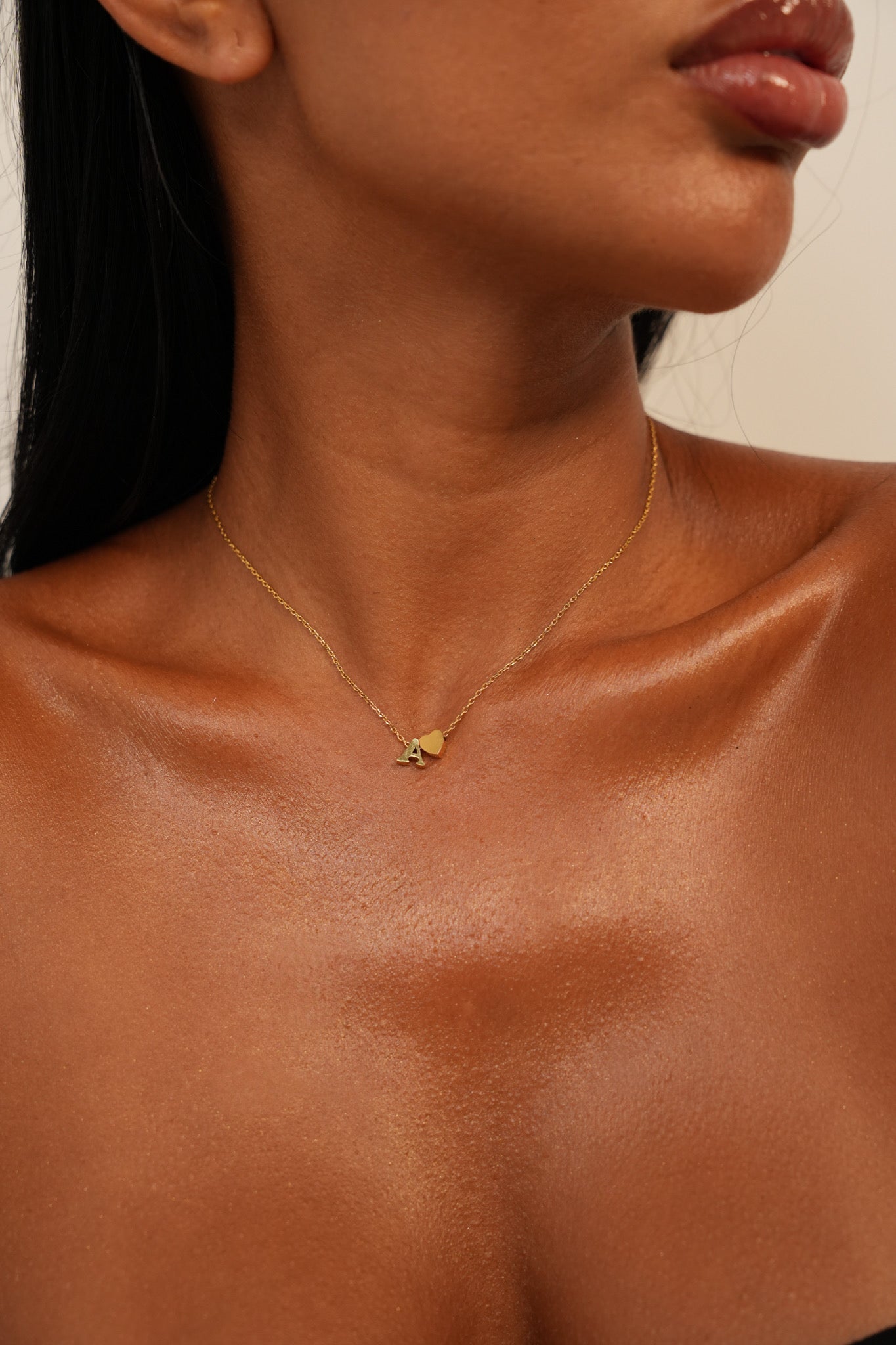 Initial Heart Necklace