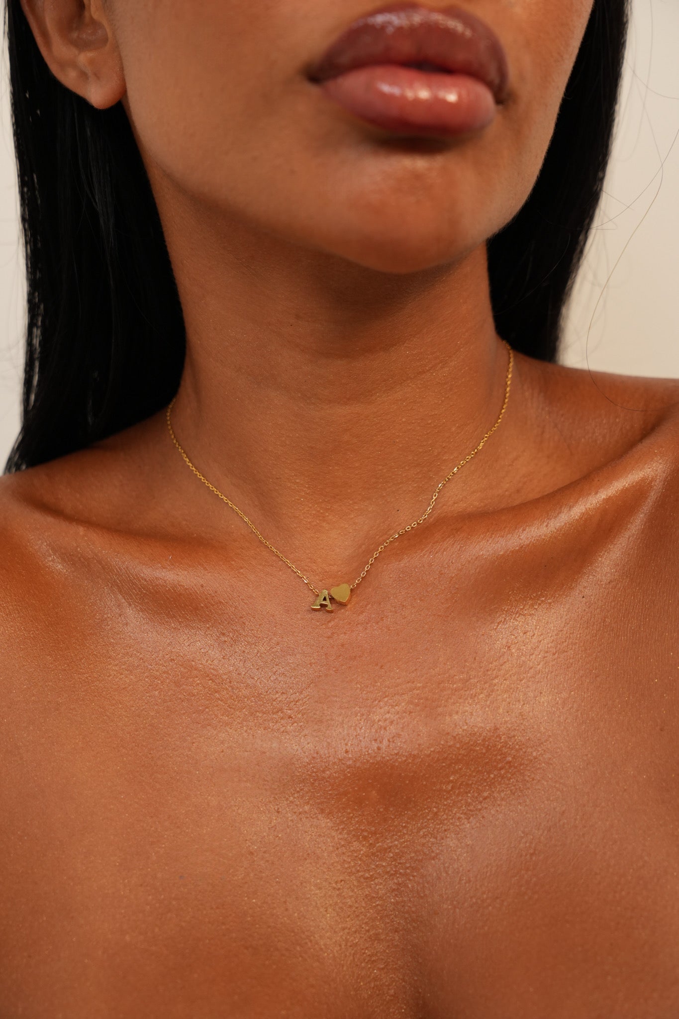 Initial Heart Necklace