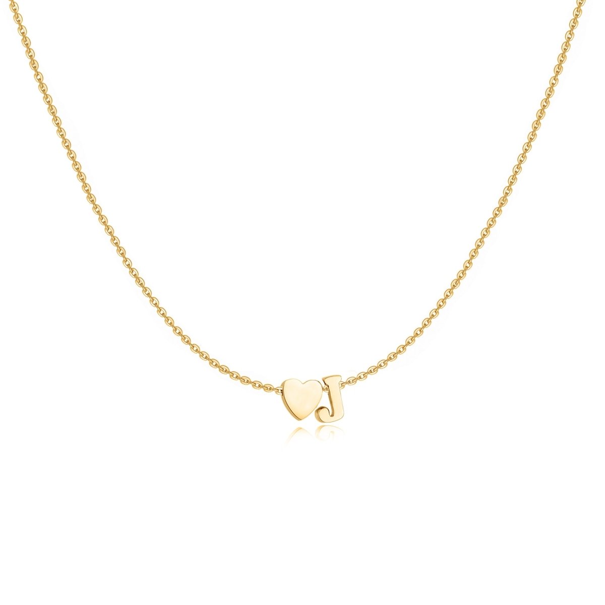 Initial Heart Necklace