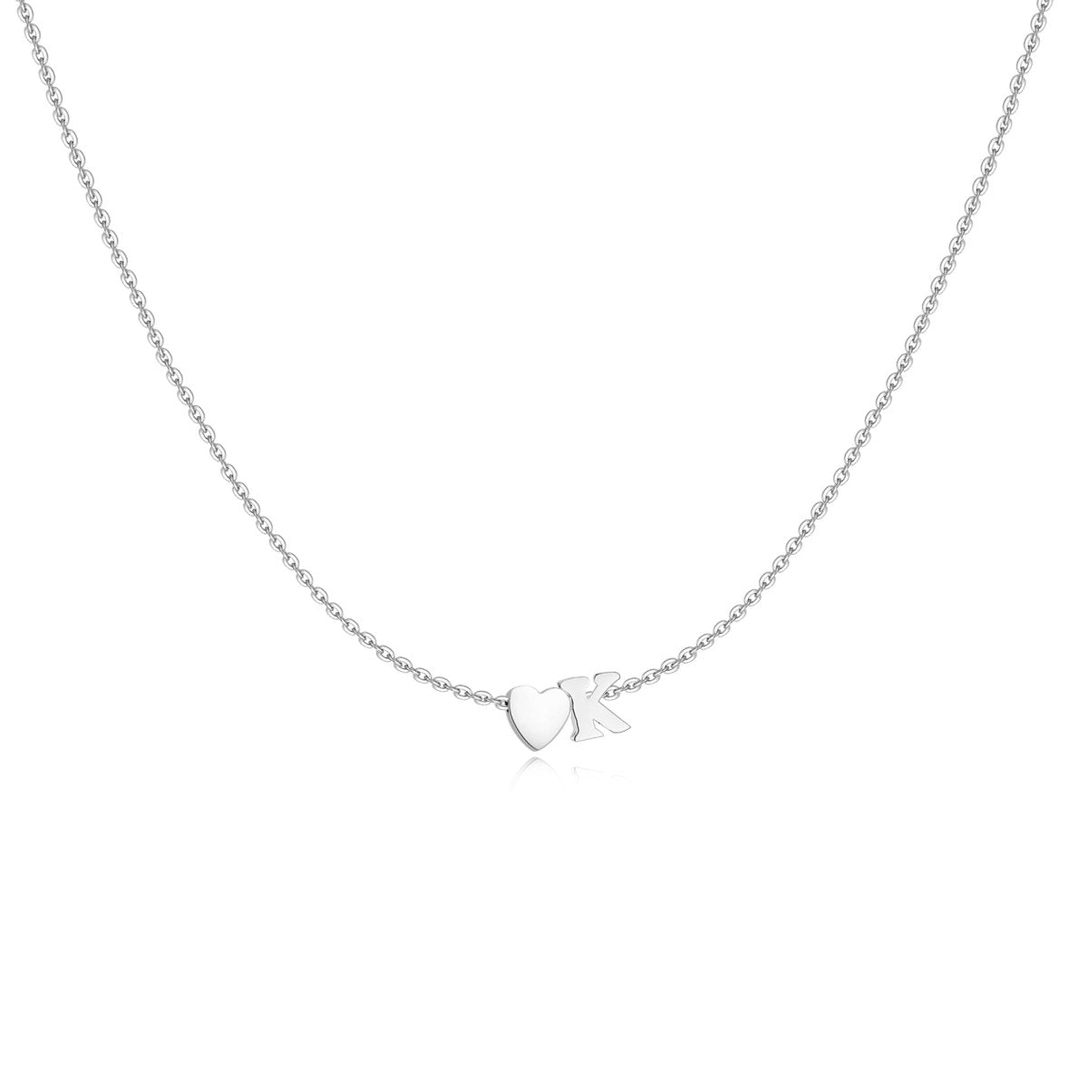 Initial Heart Necklace