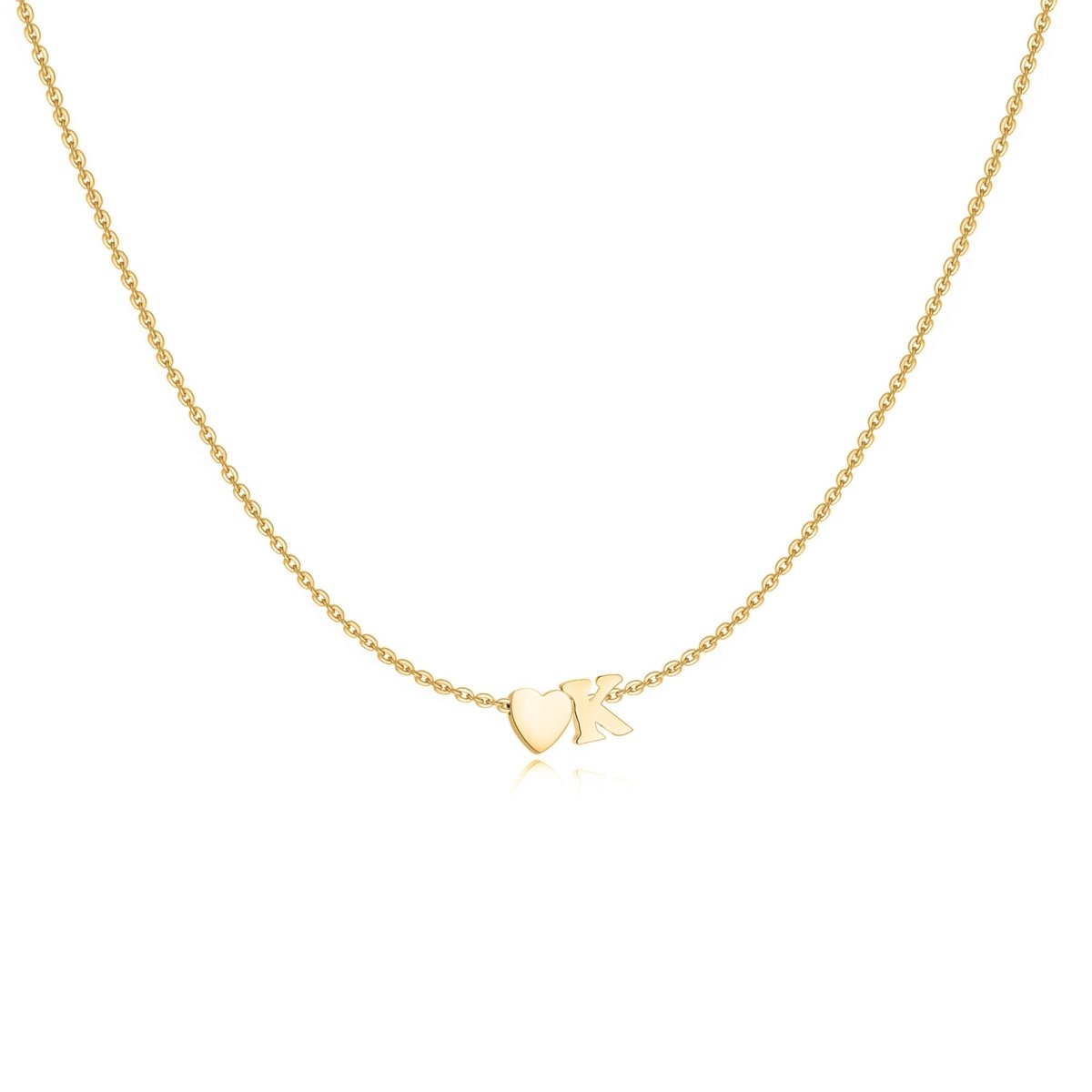 Initial Heart Necklace