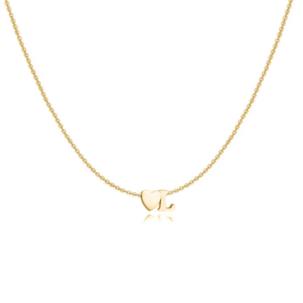 Initial Heart Necklace
