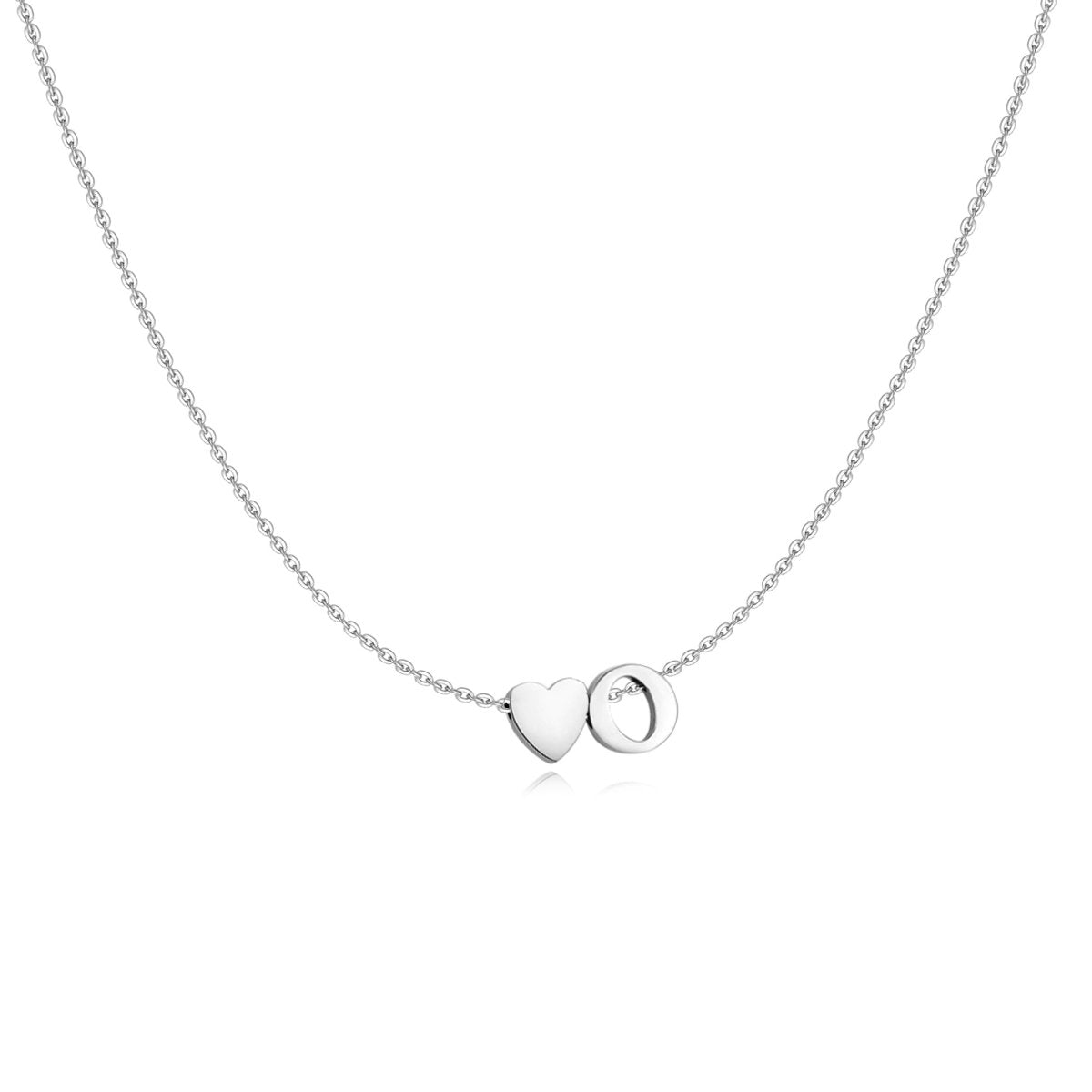 Initial Heart Necklace