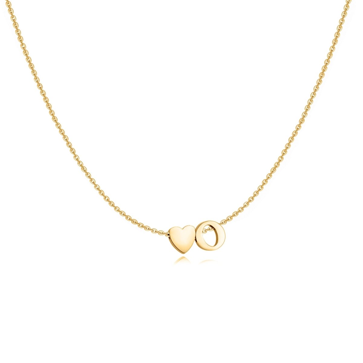 Initial Heart Necklace
