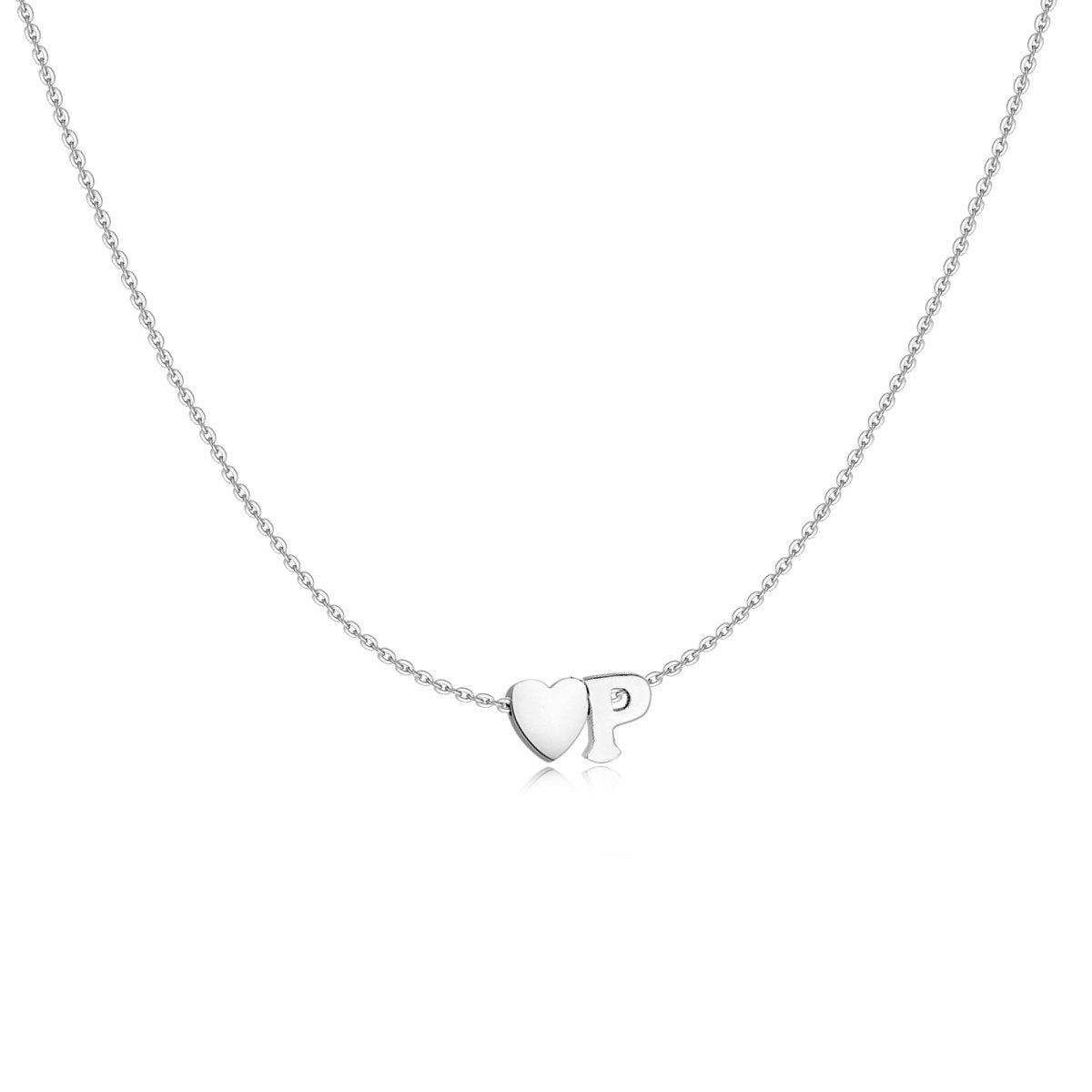 Initial Heart Necklace