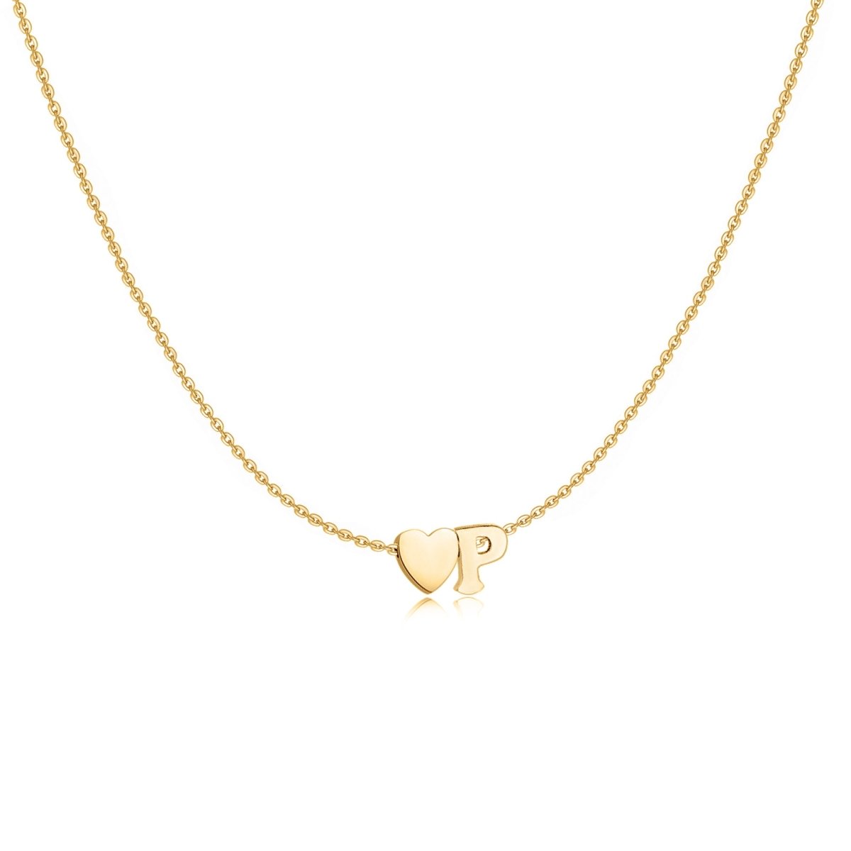 Initial Heart Necklace