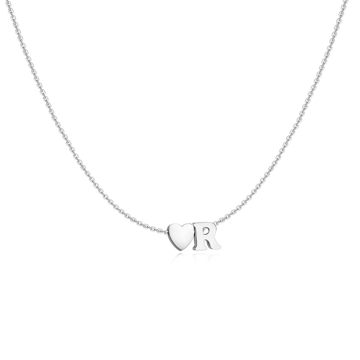 Initial Heart Necklace