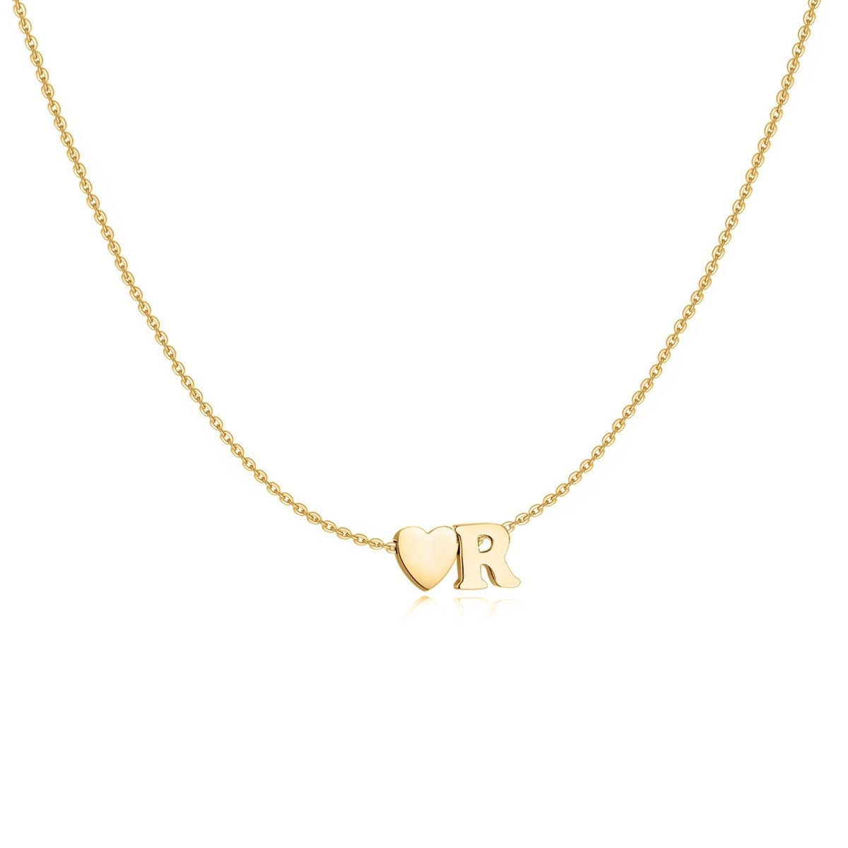 Initial Heart Necklace