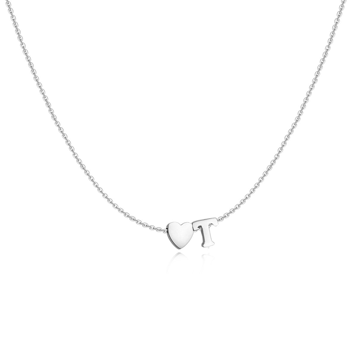 Initial Heart Necklace