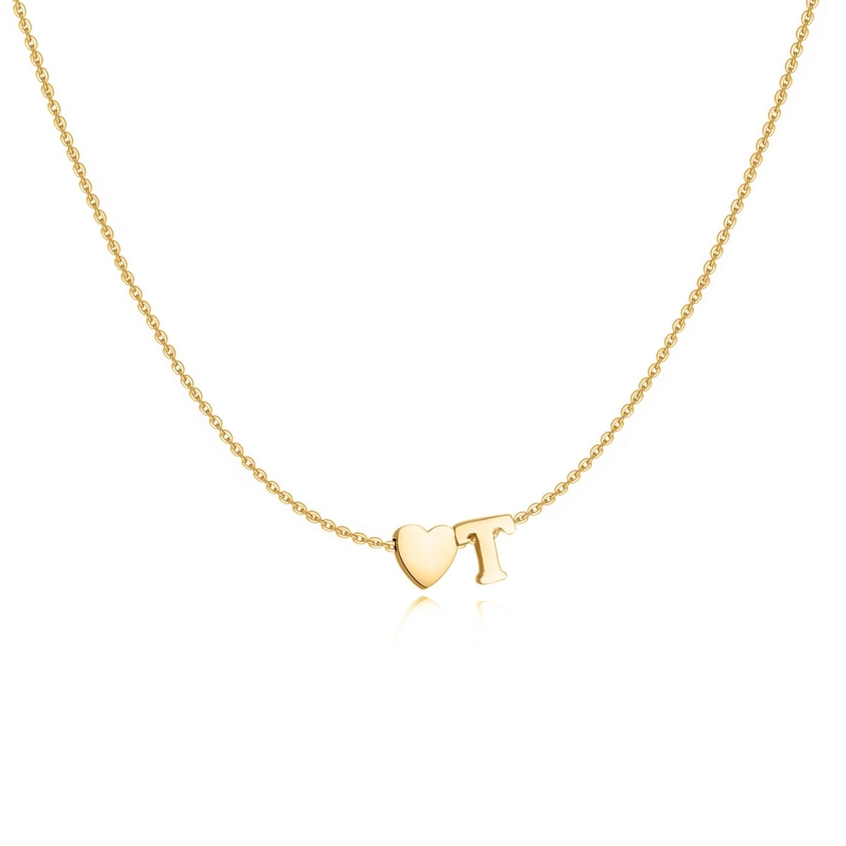 Initial Heart Necklace