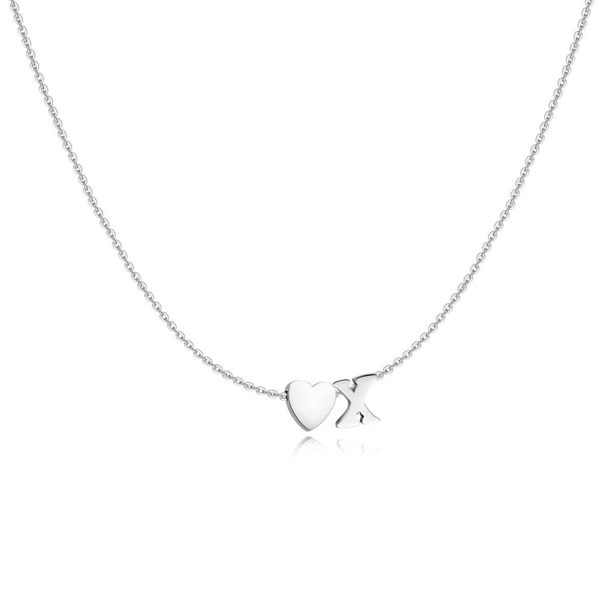 Initial Heart Necklace