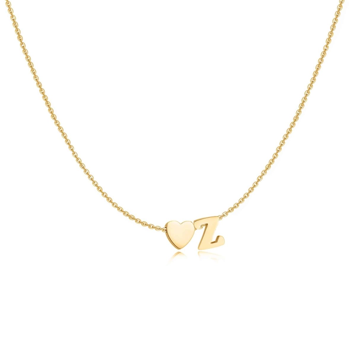 Initial Heart Necklace