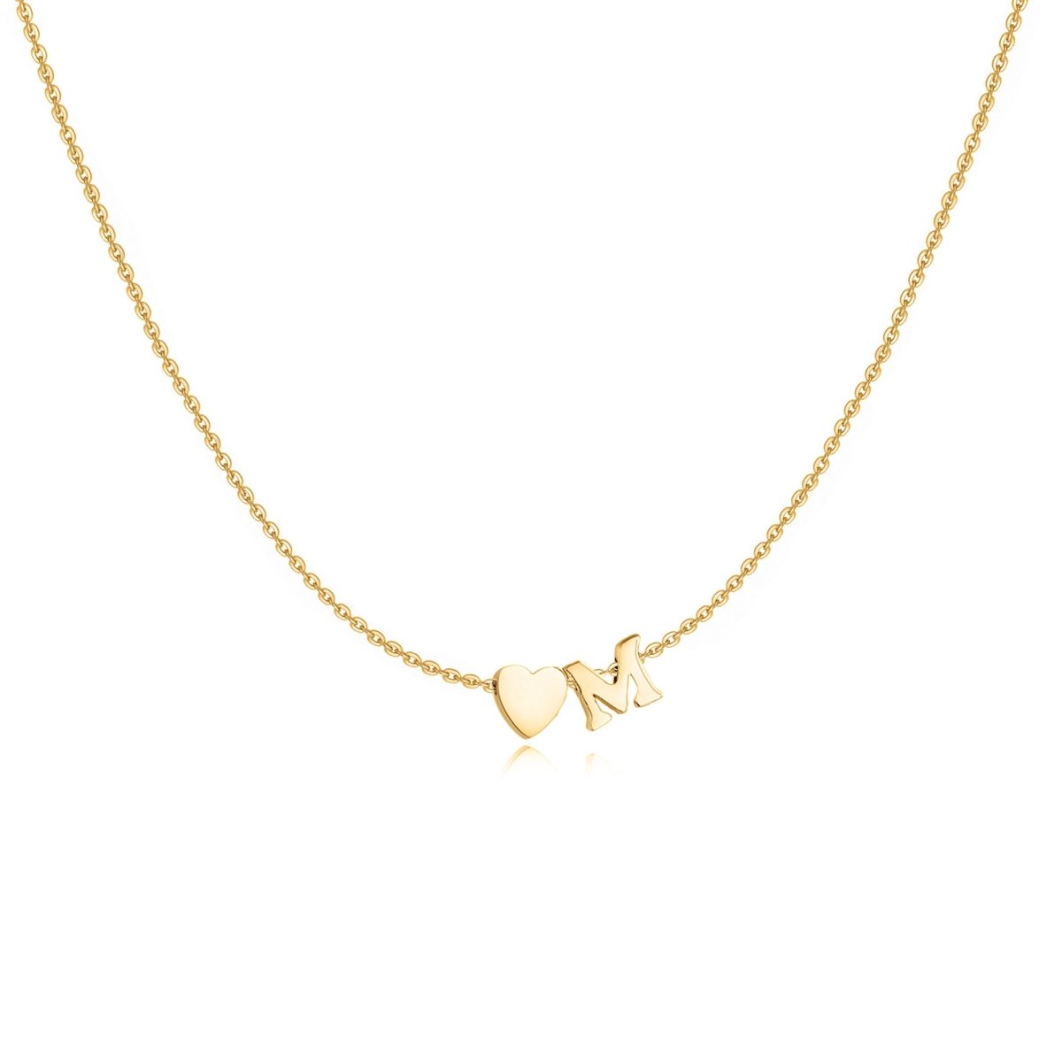 Initial Heart Necklace