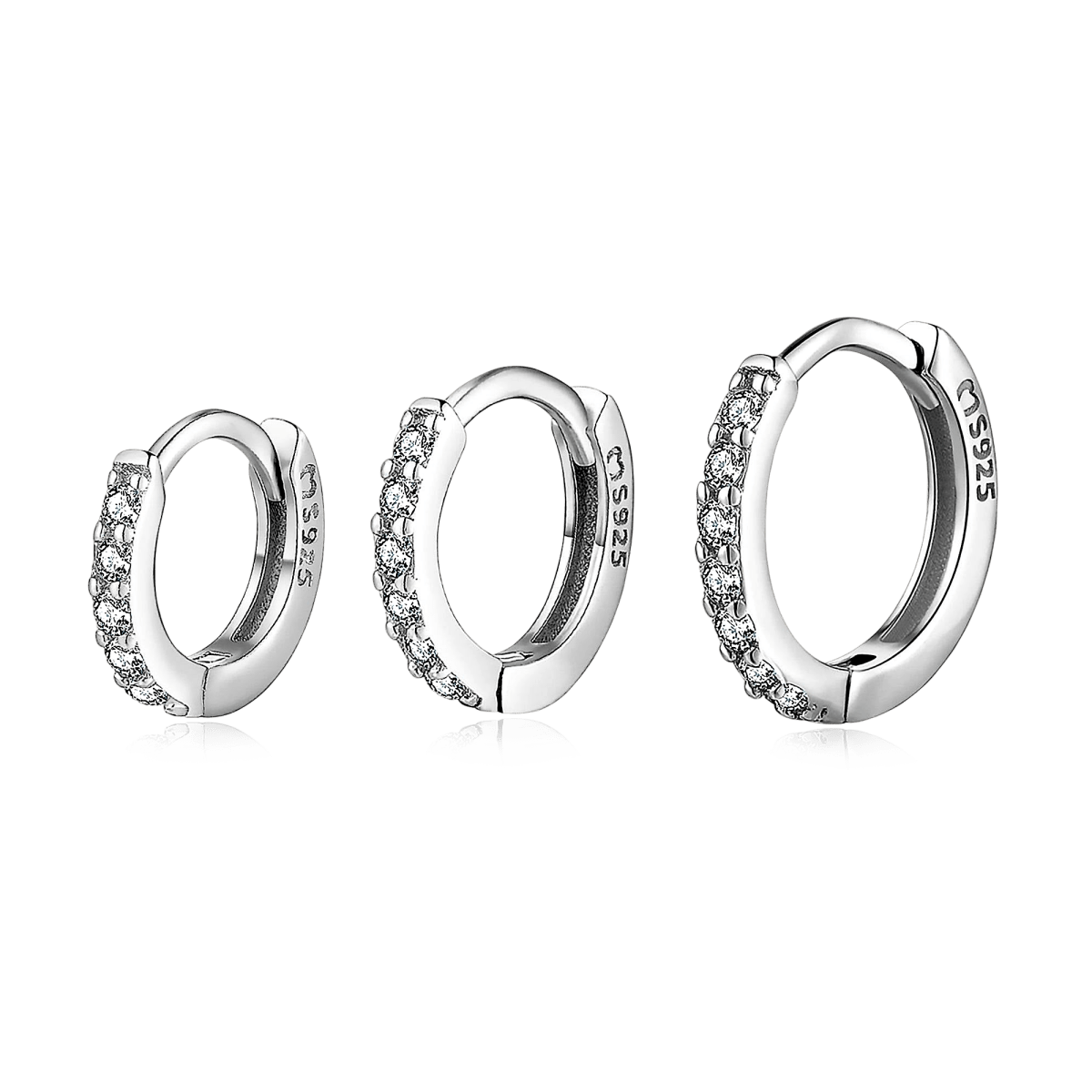 Three Hoop Earrings