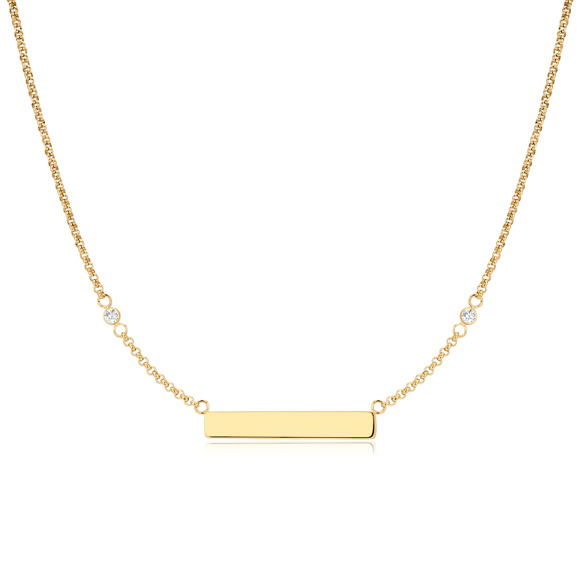 Plate Necklace - Personalized