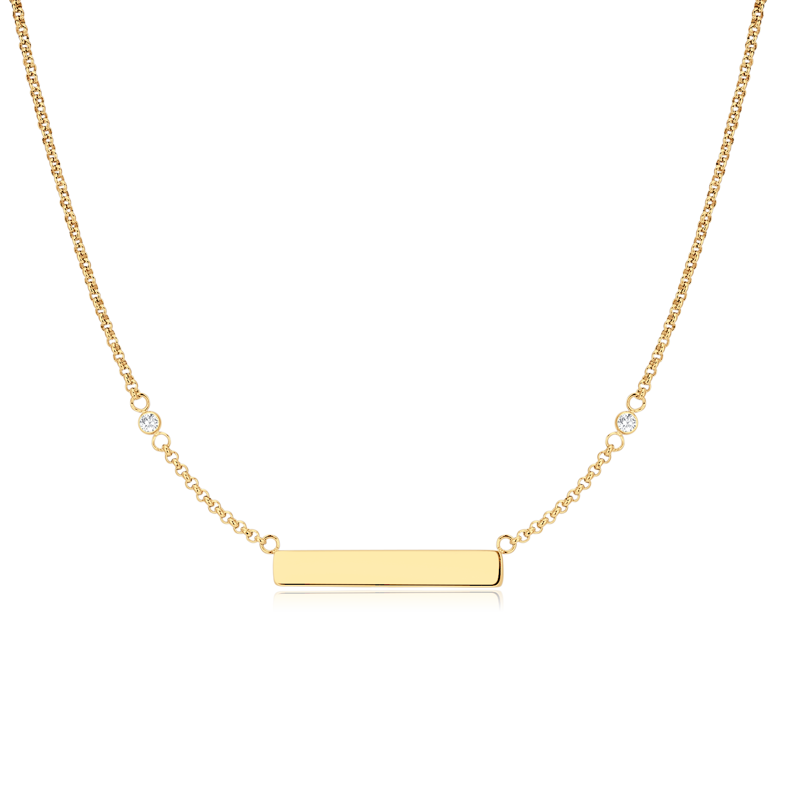 Plate Necklace - Personalized