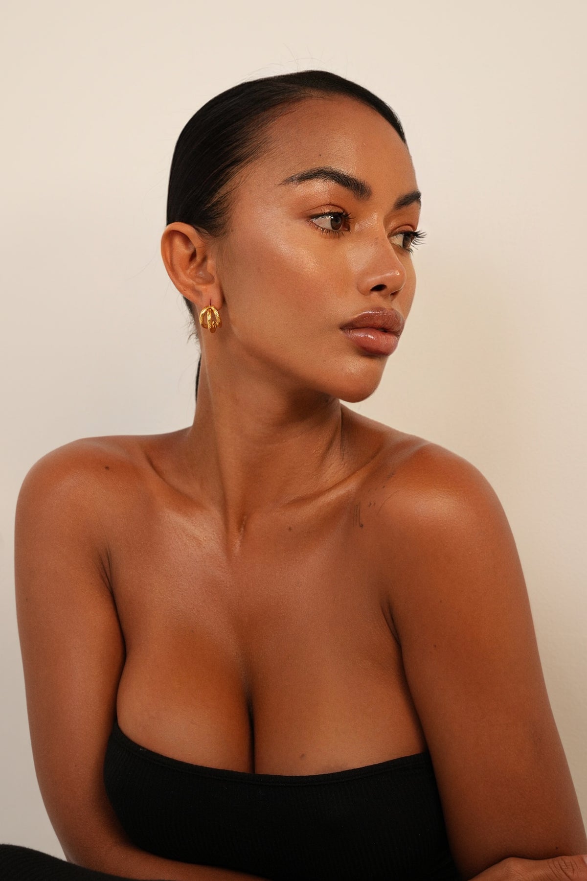 Apolonia Half Hoop Earrings