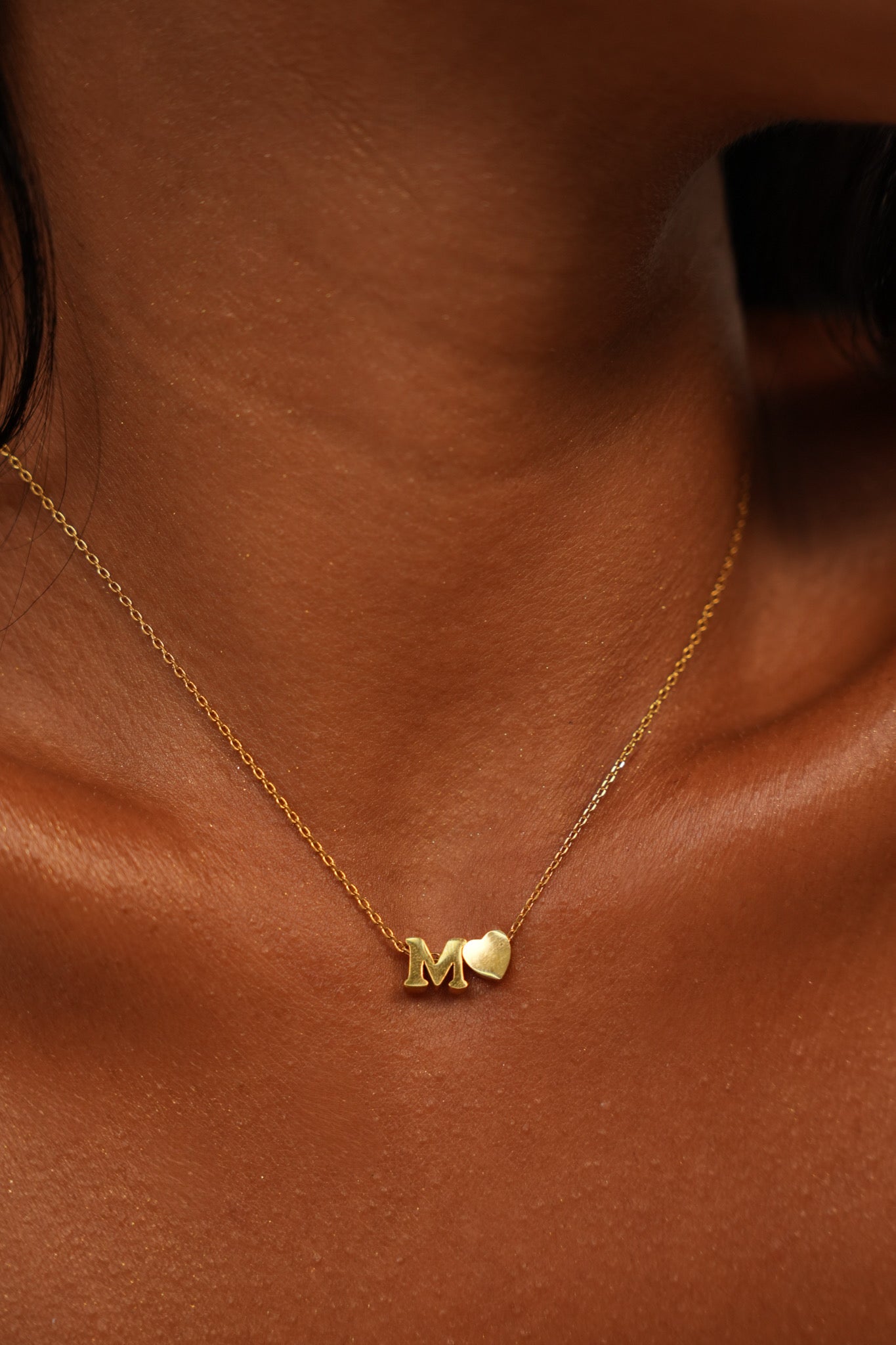 Initial Heart Necklace