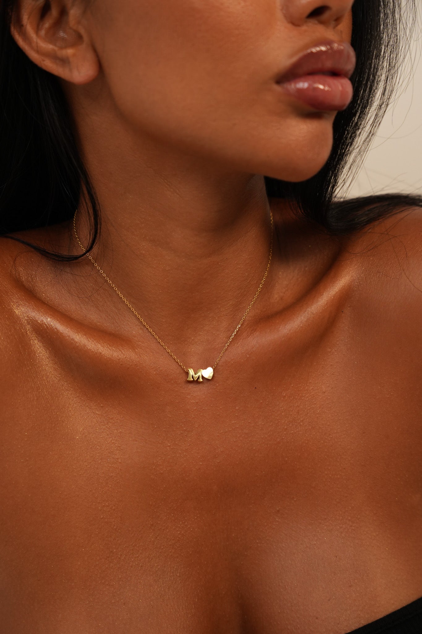 Initial Heart Necklace