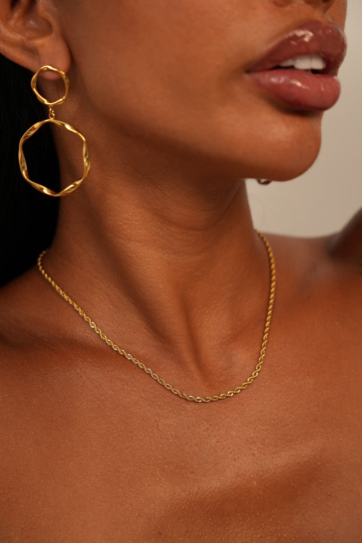 Helical Braid Chain Necklace