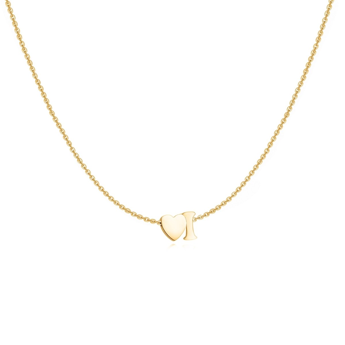 Initial Heart Necklace