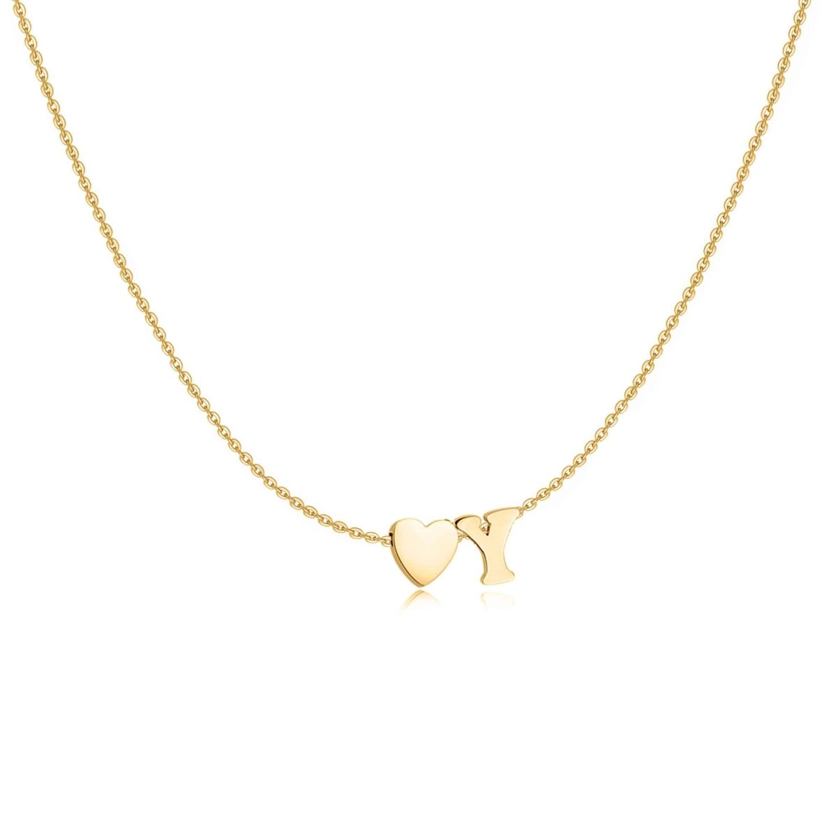 Initial Heart Necklace