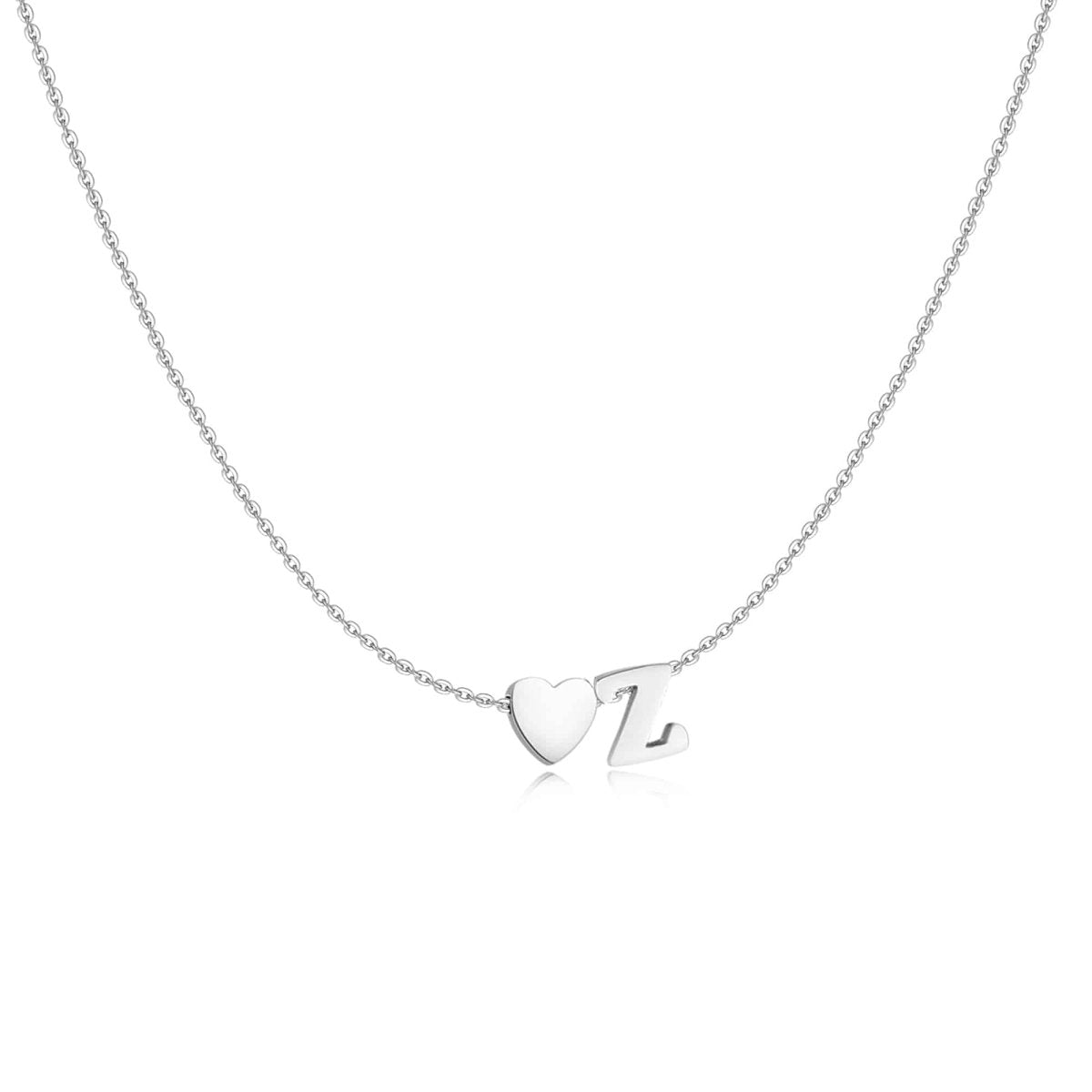 Initial Heart Necklace