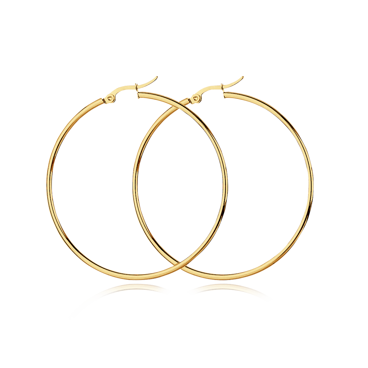 Oriental Hoop Earrings