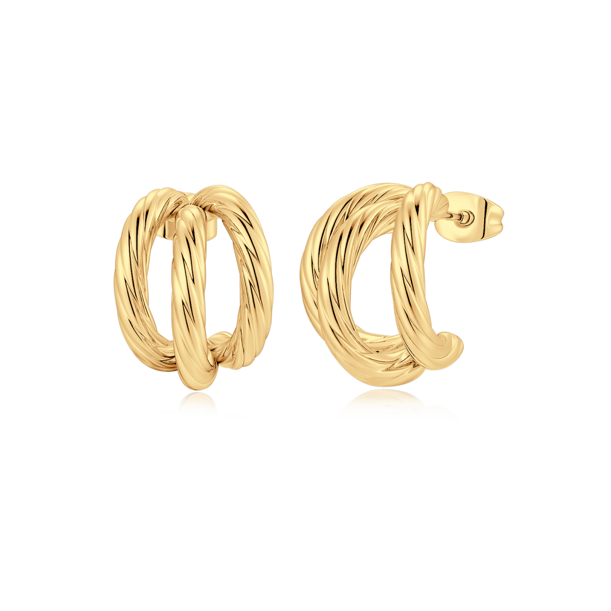 Apolonia Half Hoop Earrings