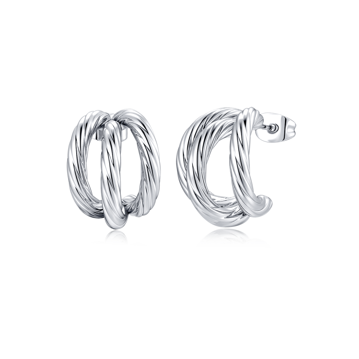 Apolonia Half Hoop Earrings